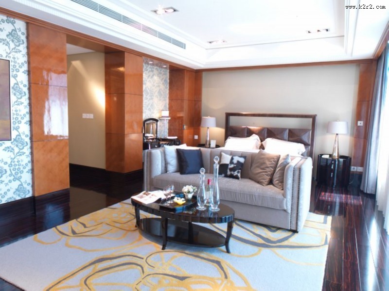 大连星海湾壹号样板房卧室图片