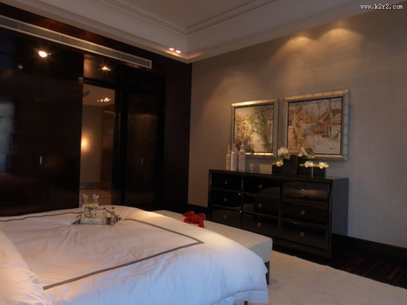 大连星海湾壹号样板房卧室图片