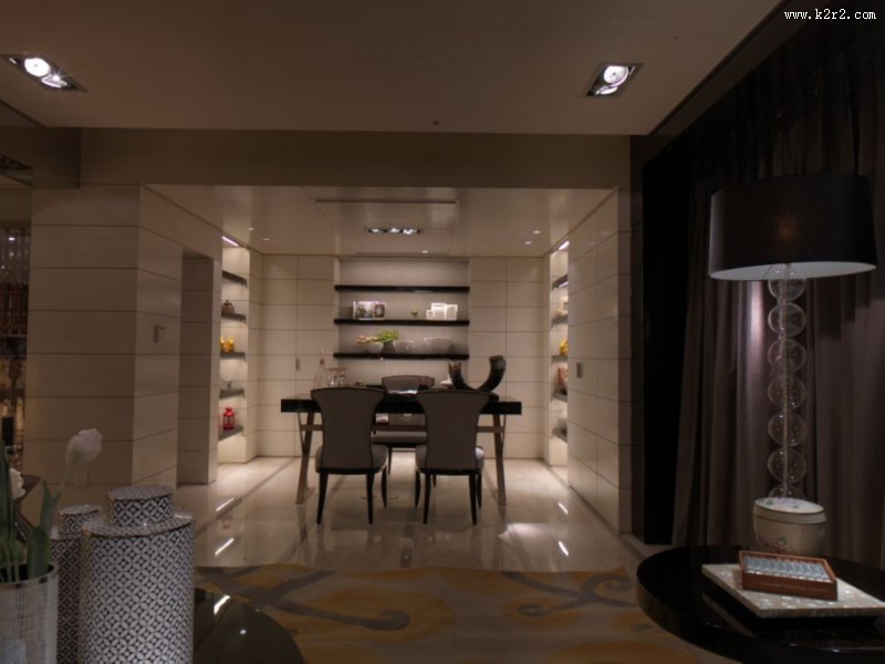 大连星海湾壹号样板房餐厅图片