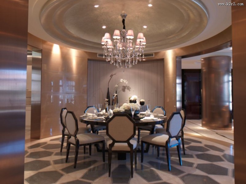 大连星海湾壹号样板房餐厅图片