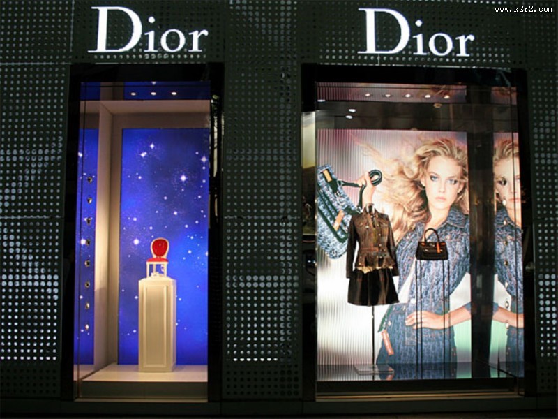 Dior橱窗设计图片