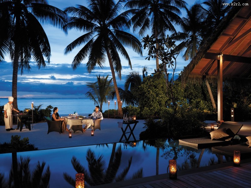 马尔代夫香格里拉大酒店餐厅图片