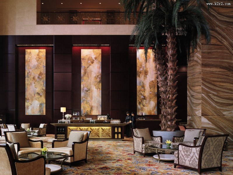 西安香格里拉大酒店大堂图片