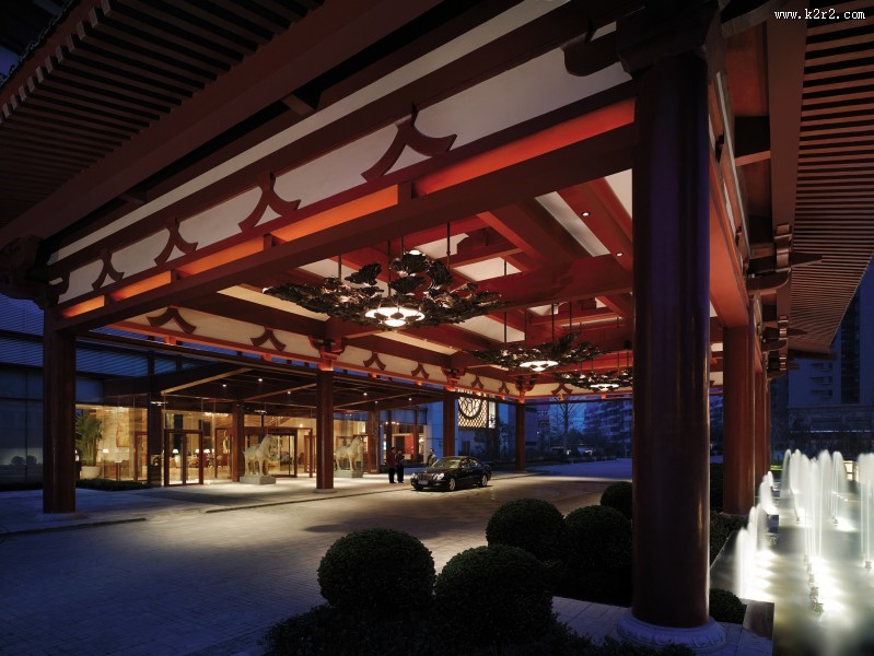 西安香格里拉大酒店大堂图片