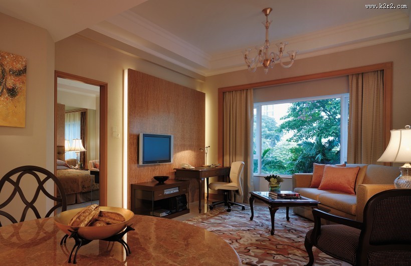 新加坡香格里拉大酒店客房图片大全