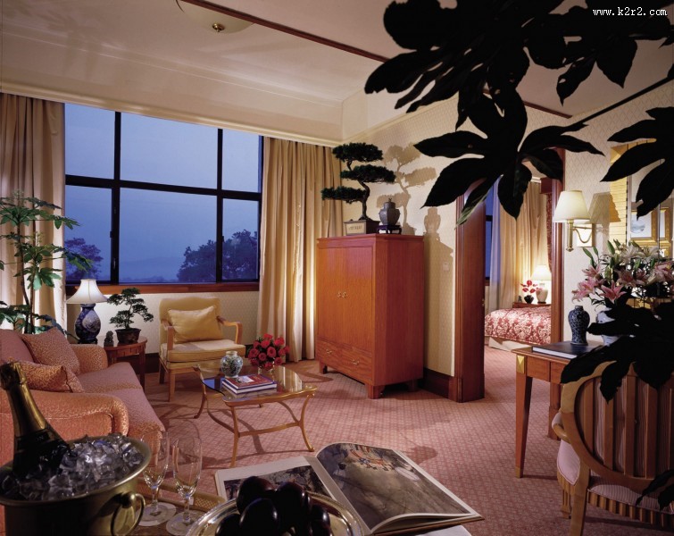 杭州香格里拉饭店客房图片大全