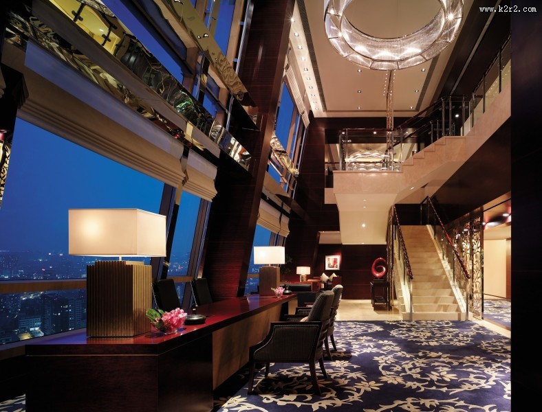 成都香格里拉大酒店大堂图片