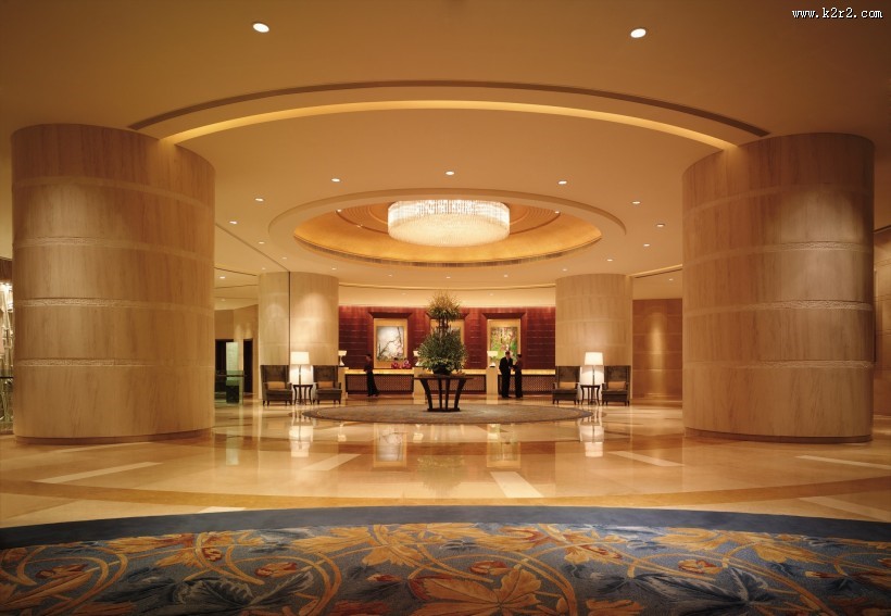 成都香格里拉大酒店大堂图片