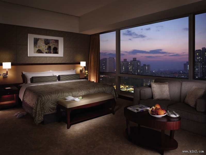 成都香格里拉大酒店客房图片