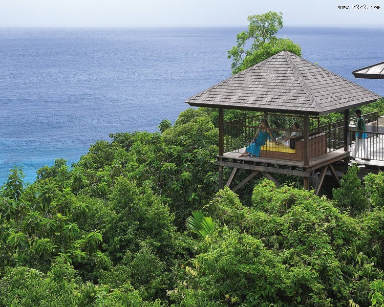 塞舌尔四季酒店图片大全