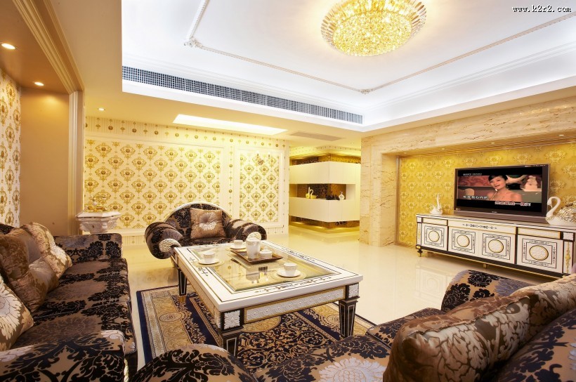 复古宫廷风格室内设计图片