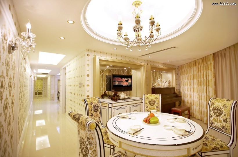 复古宫廷风格室内设计图片