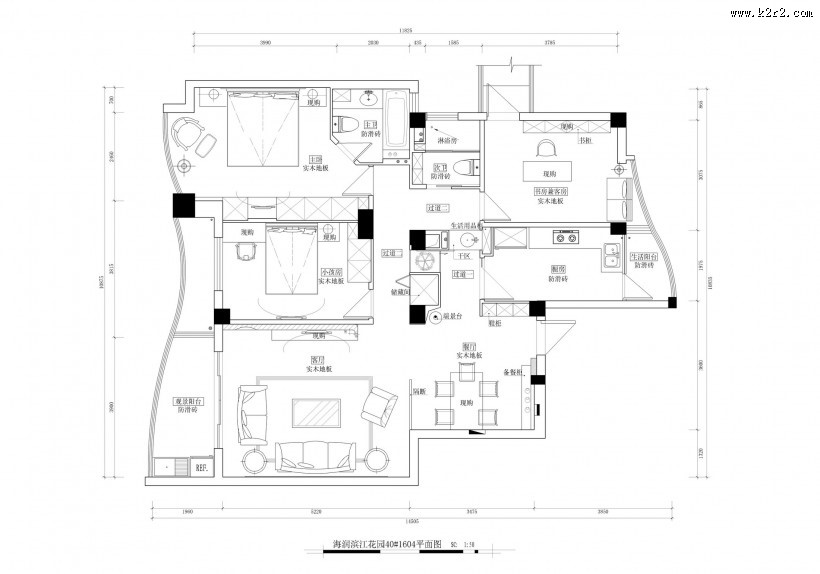海润滨江单层室内设计图片