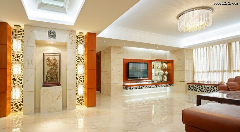 清华城复式住宅室内设计图片