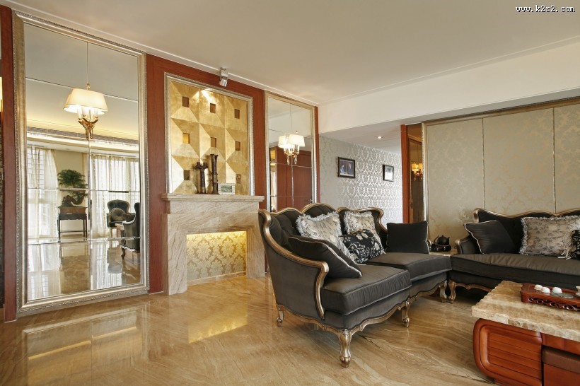 蓝色假日6-1301室内设计图片