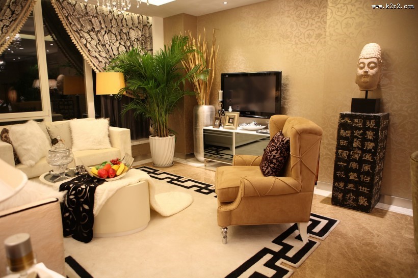 混搭风格样板房设计图片