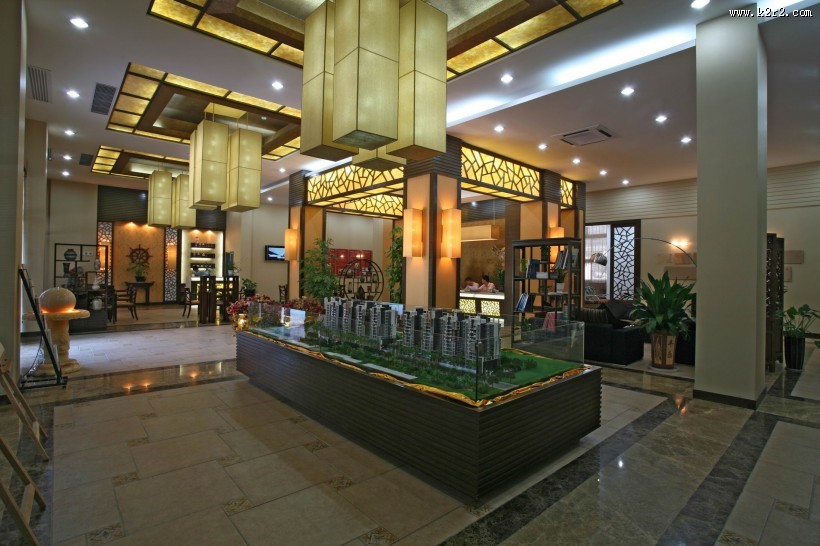 珠光售楼处装潢设计图片大全