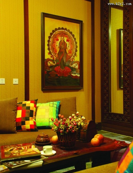 南国魅影-张艨东南亚风格室内设计图片大全