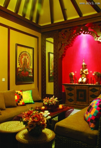 南国魅影-张艨东南亚风格室内设计图片大全