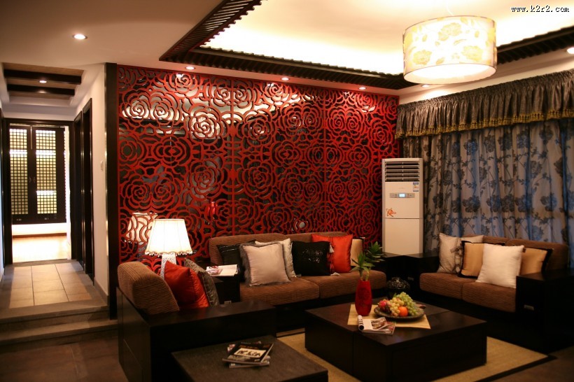 肇庆鸿景观园中式样板房图片