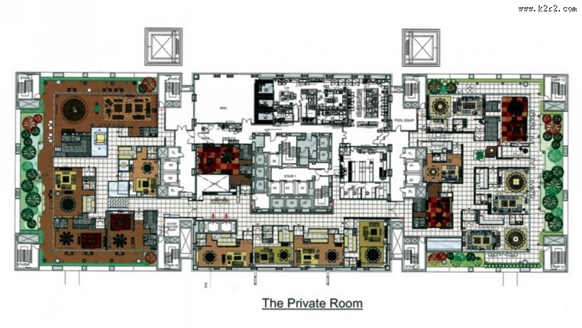 北京主席台餐厅装修设计图片