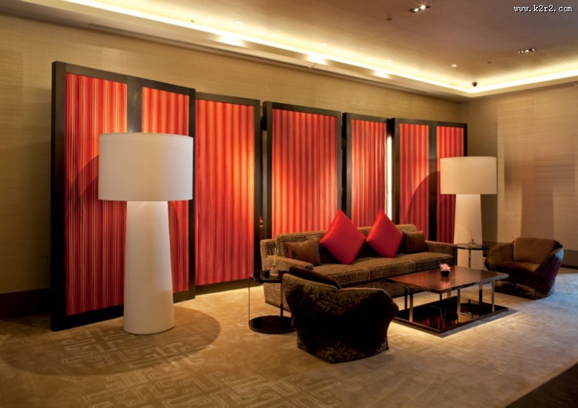 龙轩新中式餐厅风格设计图片大全