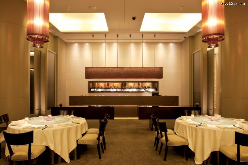 龙轩新中式餐厅风格设计图片大全