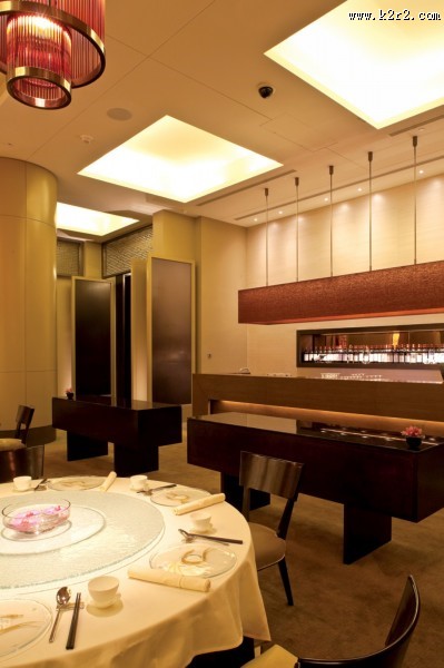 龙轩新中式餐厅风格设计图片大全