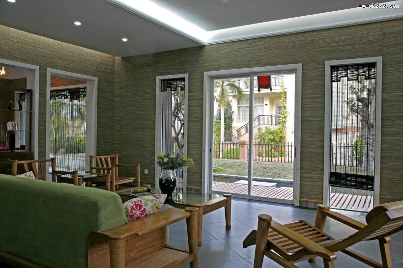 南航碧花园D2型079别墅样板楼-陈维室内设计作品图片大全