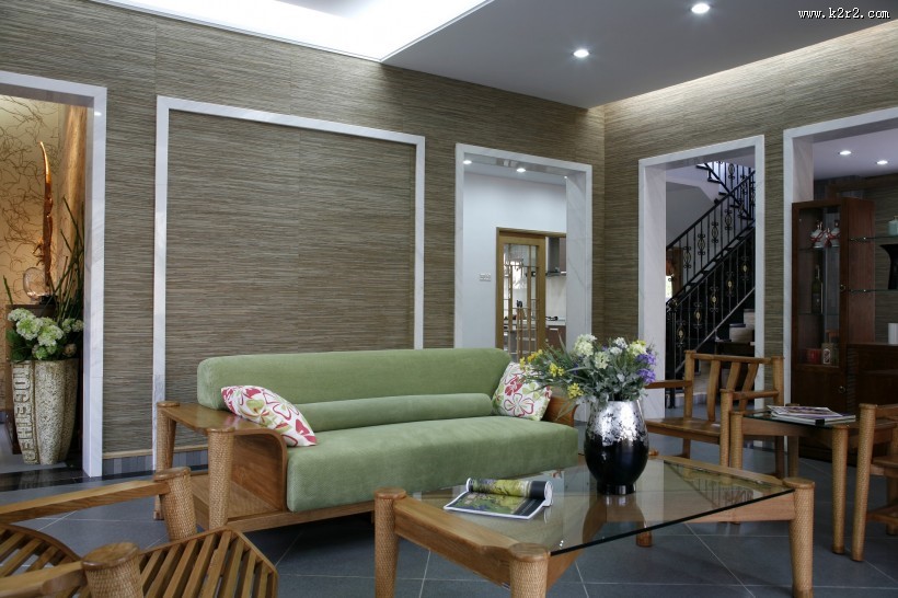 南航碧花园D2型079别墅样板楼-陈维室内设计作品图片大全