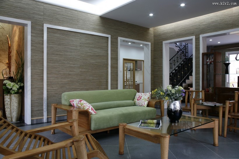 南航碧花园D2型079别墅样板楼-陈维室内设计作品图片大全