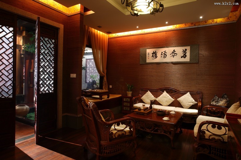 大石代作品-春秋茶楼图片