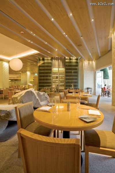 盛世餐厅-简约自然餐厅设计图片