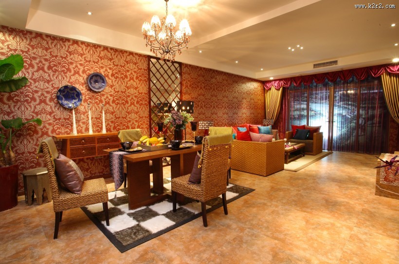 东南亚风格室内设计图片