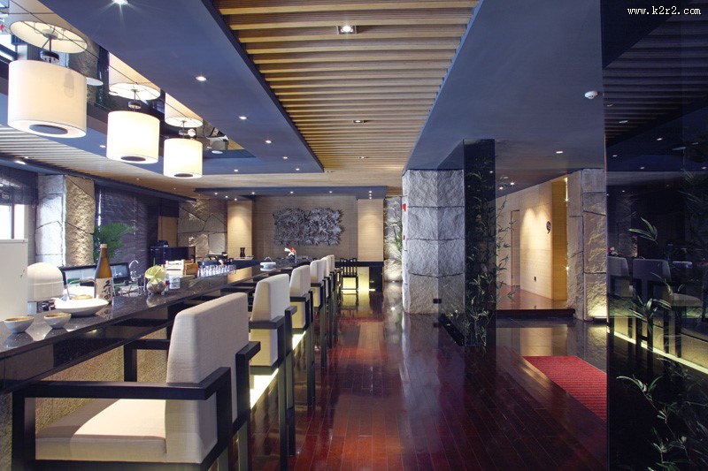 蓝日本餐厅装潢设计图片