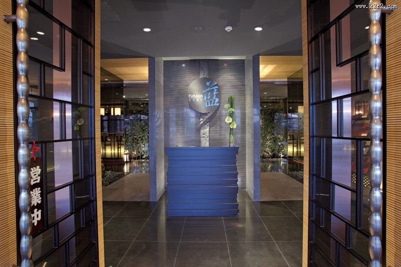 蓝日本餐厅装潢设计图片