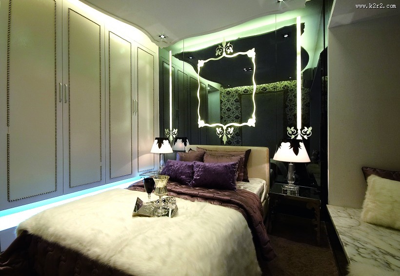 佛山九鼎慧港国际公寓F2户型样板间设计图片