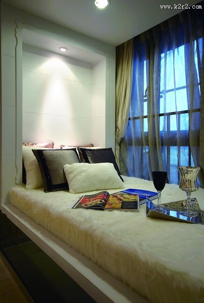 佛山九鼎慧港国际公寓F2户型样板间设计图片