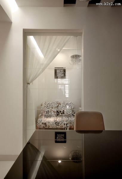 2008中江国际花城黑白写意空间室内装修图片大全