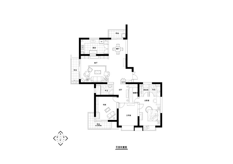 苏州工业园区湖畔花园室内设计图片