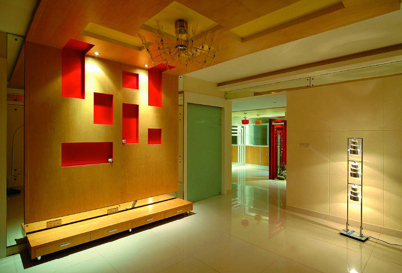 没有家具的红房子室内设计图片大全