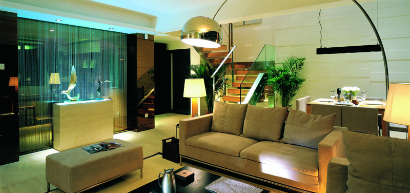 武汉万科城市花园顶层复式样板房图片