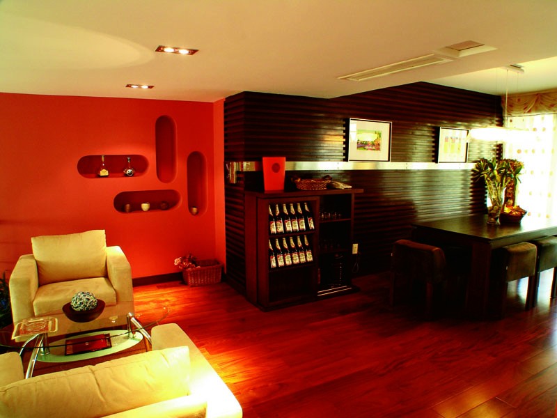 春江花园联体别墅样板间图片