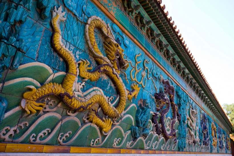 九龙壁墙饰图片