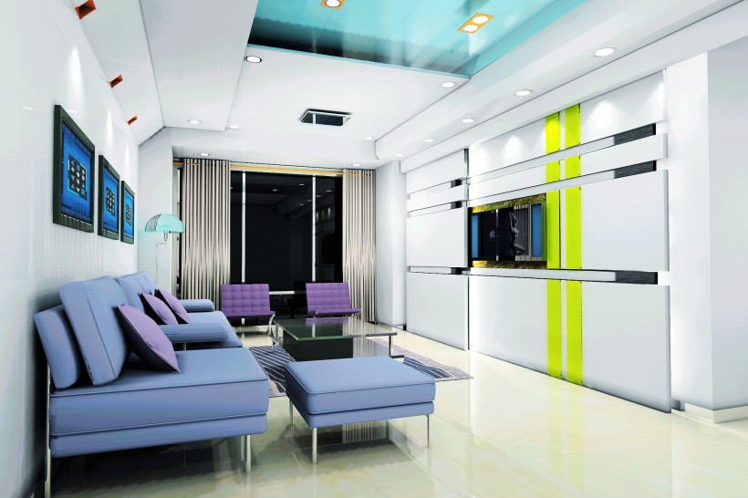 时尚室内装修效果设计图片