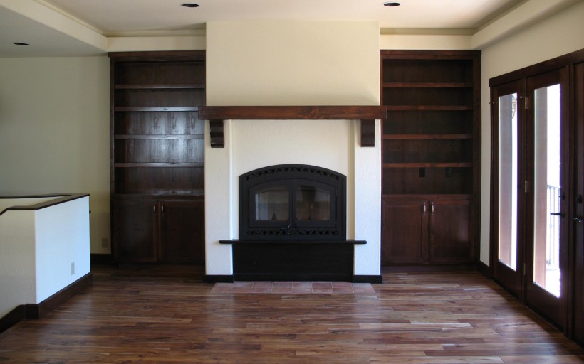 西式家庭壁炉图片