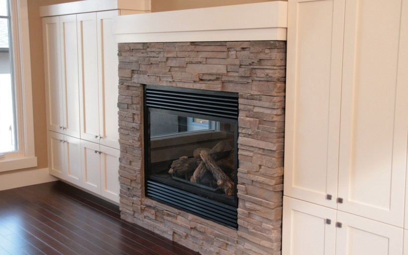 西式家庭壁炉图片