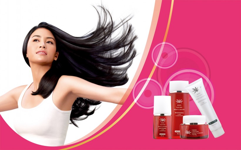 化妆品广告图片