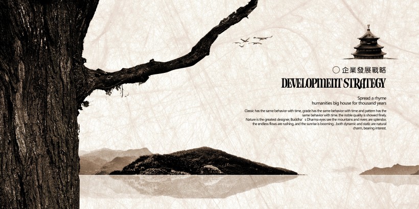 沉稳企业画册图片