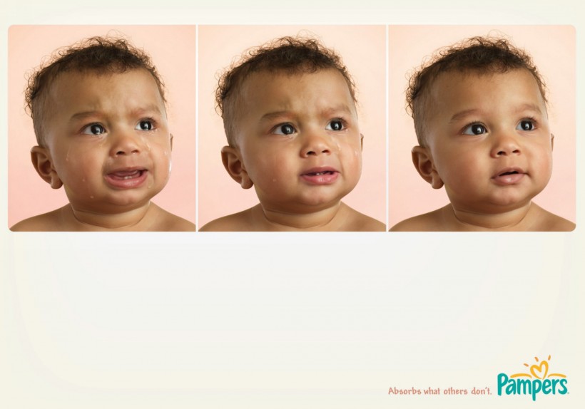 帮宝适经典海报创意图片